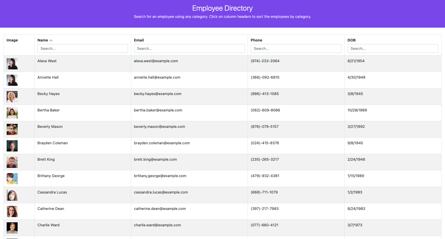 employee-directory